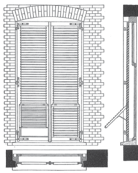 Persiennes (luiken met latwerk)