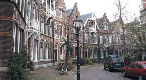 Huizen uit de 19e -eeuwse schil Dordrecht