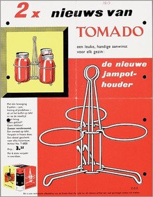 Reclame van Tomado (afbeelding: website Geheugen van Nederland)