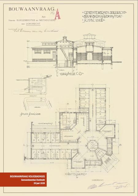 Bouwaanvraag gemeente Dordrecht, juni 1928